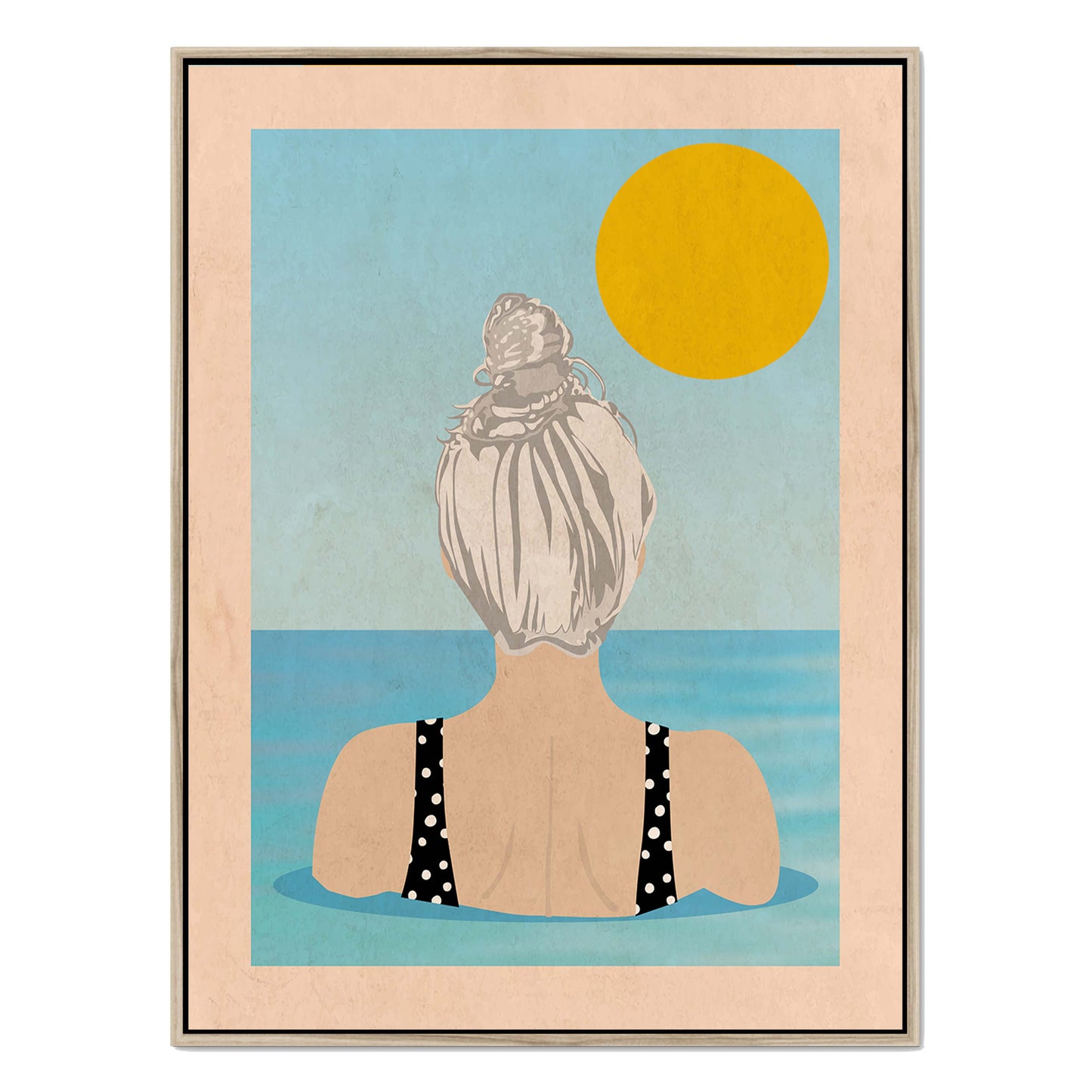 INTO THE SUNNY WATER I GO | CANVAS
