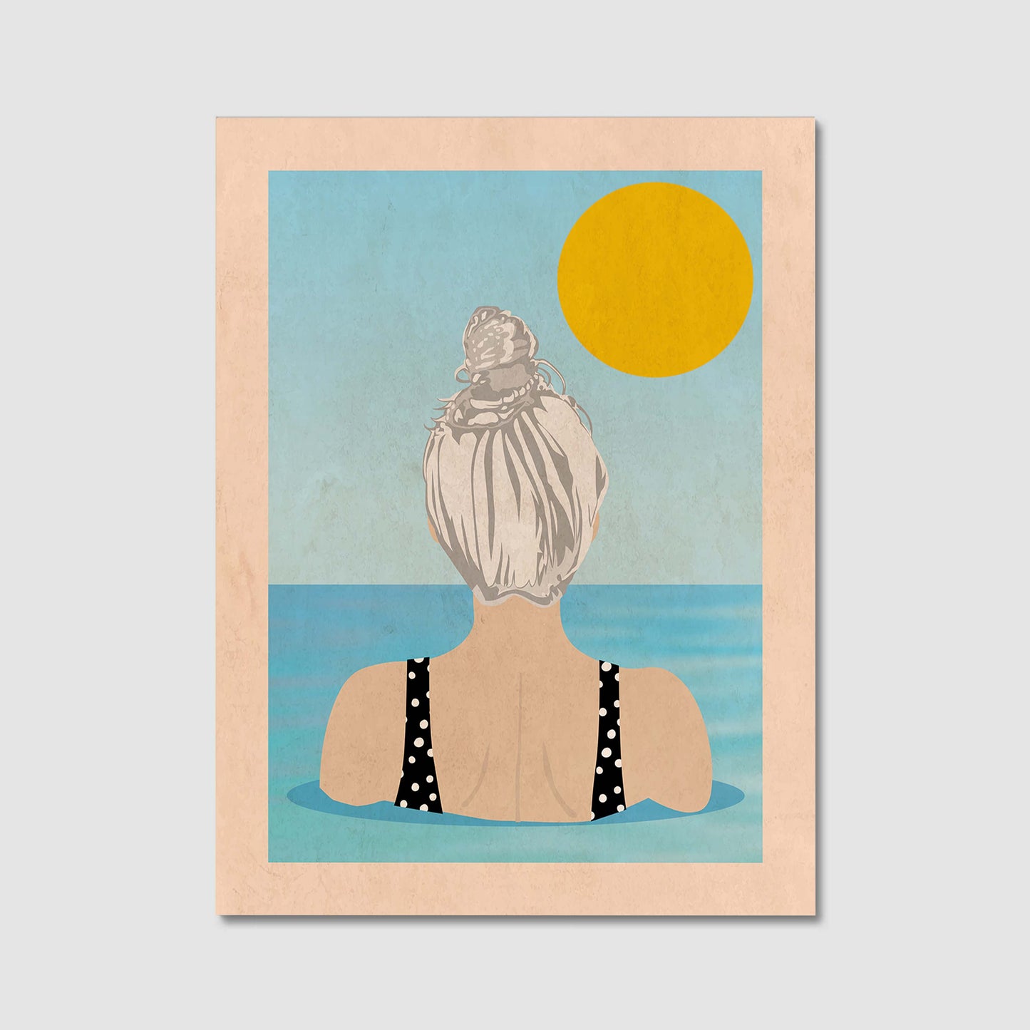 INTO THE SUNNY WATER I GO | CANVAS