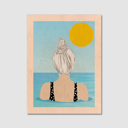 INTO THE SUNNY WATER I GO | CANVAS