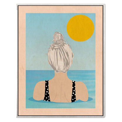 INTO THE SUNNY WATER I GO | CANVAS