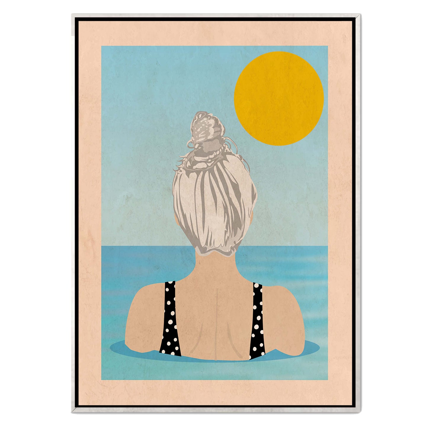 INTO THE SUNNY WATER I GO | CANVAS