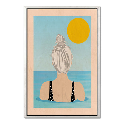 INTO THE SUNNY WATER I GO | CANVAS