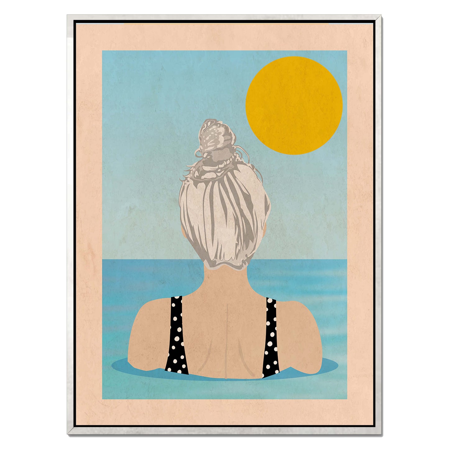 INTO THE SUNNY WATER I GO | CANVAS