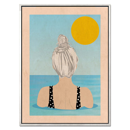 INTO THE SUNNY WATER I GO | CANVAS
