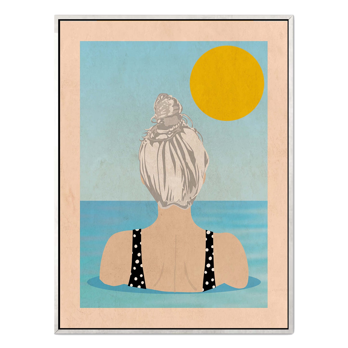 INTO THE SUNNY WATER I GO | CANVAS
