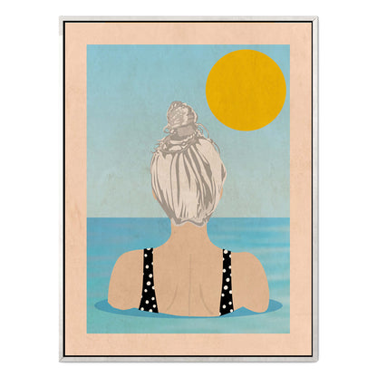 INTO THE SUNNY WATER I GO | CANVAS