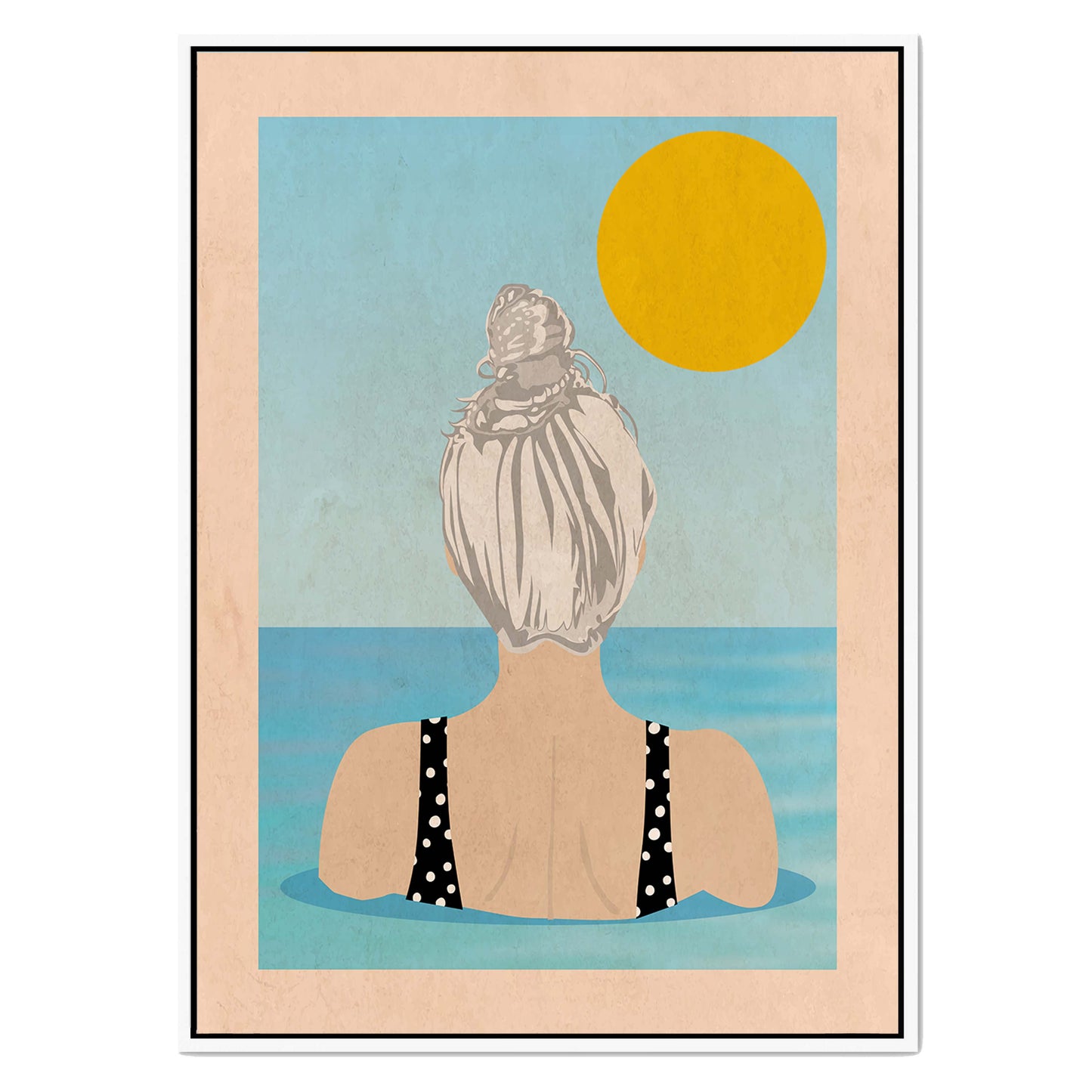 INTO THE SUNNY WATER I GO | CANVAS