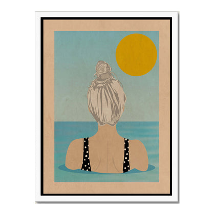 INTO THE SUNNY WATER I GO | CANVAS
