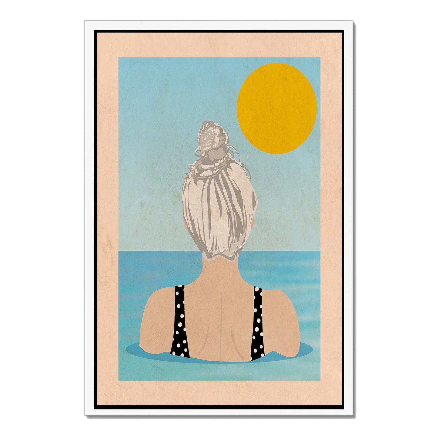 INTO THE SUNNY WATER I GO | CANVAS