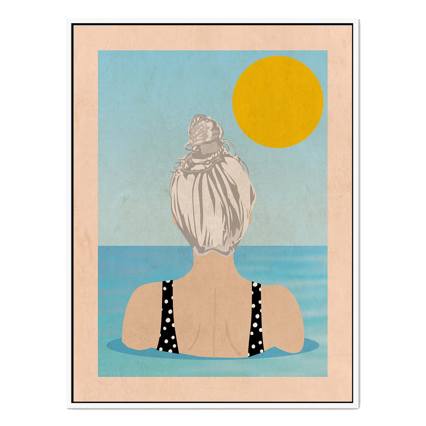 INTO THE SUNNY WATER I GO | CANVAS