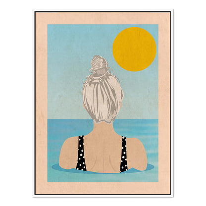 INTO THE SUNNY WATER I GO | CANVAS