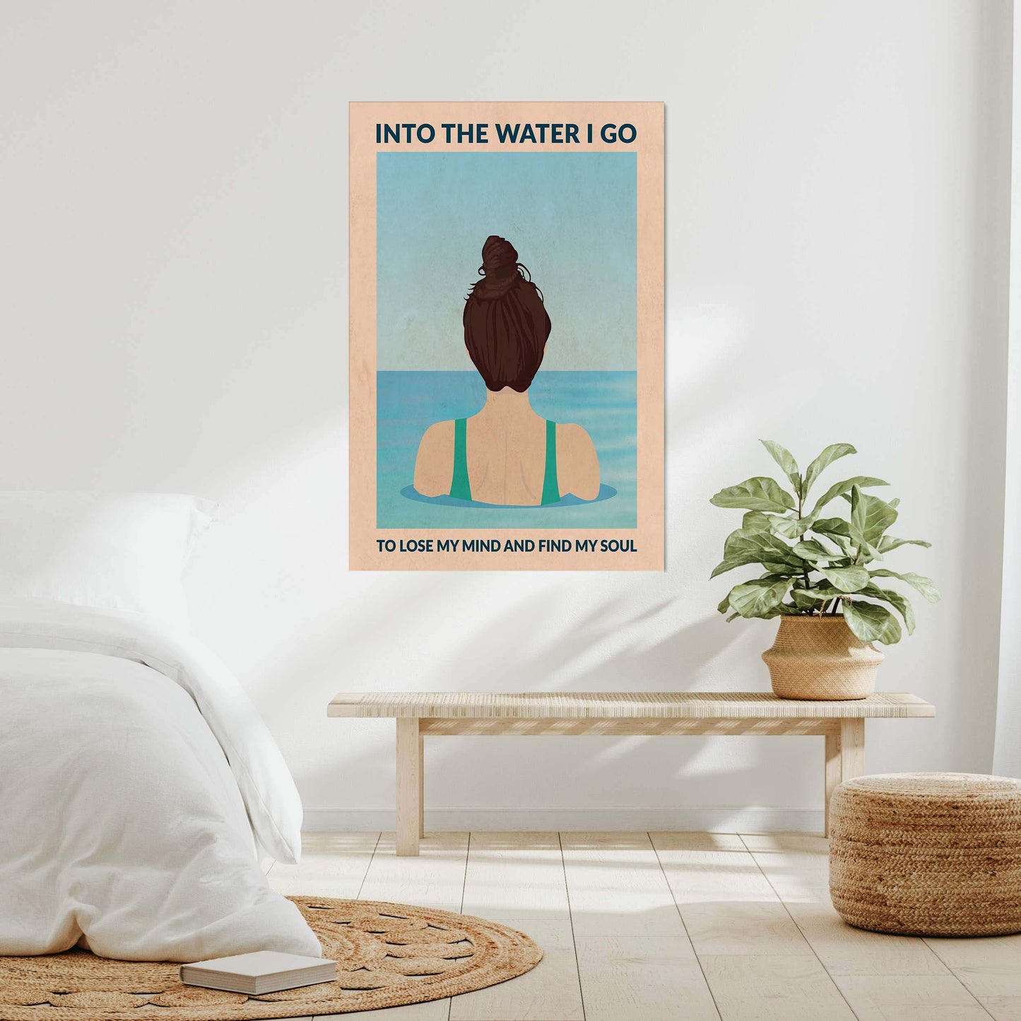 INTO THE WATER I GO | CANVAS