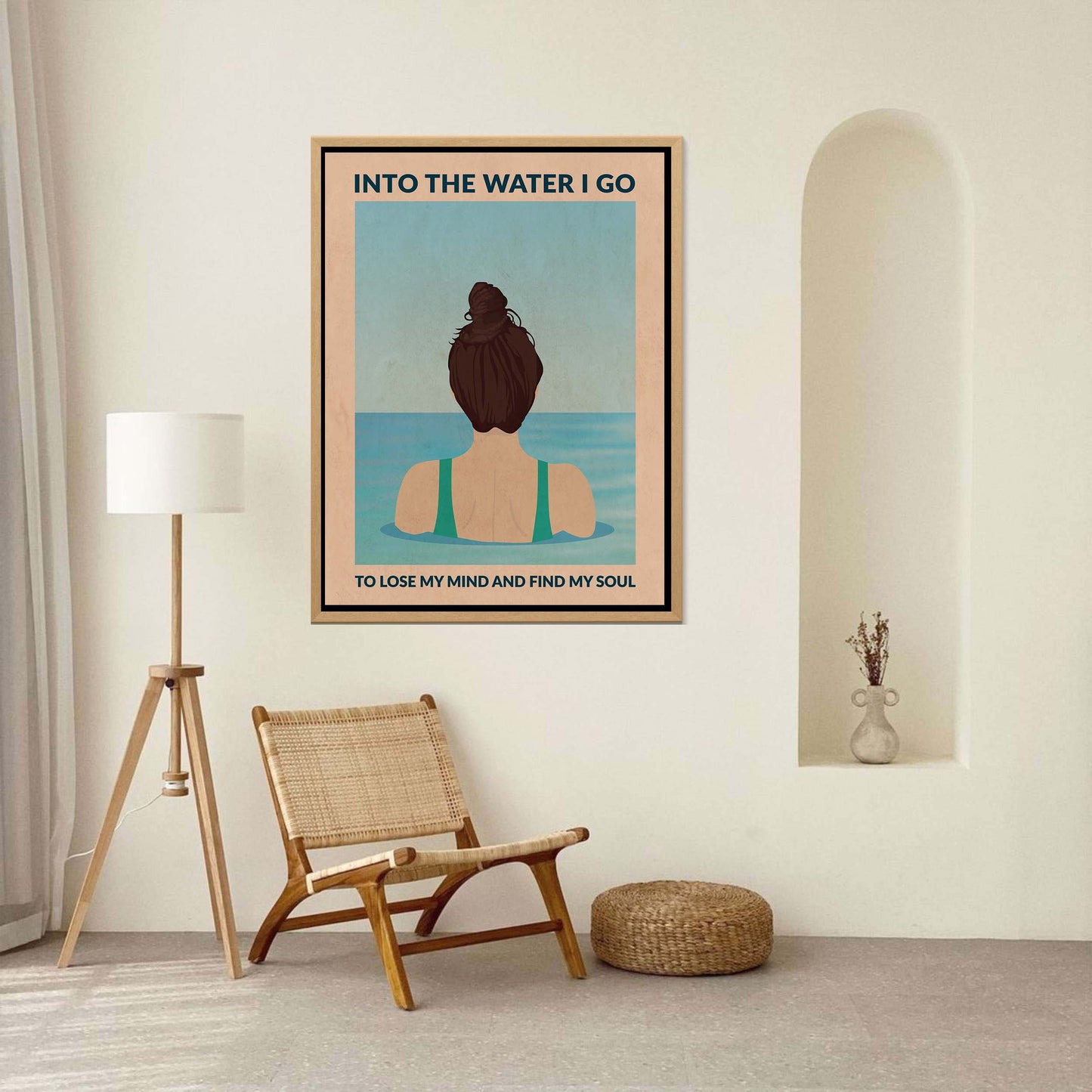 INTO THE WATER I GO | CANVAS