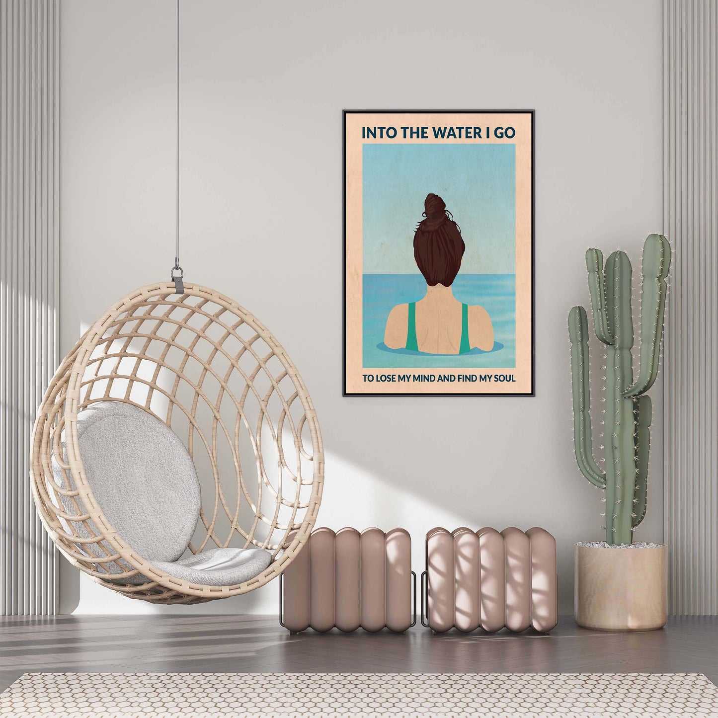 INTO THE WATER I GO | CANVAS