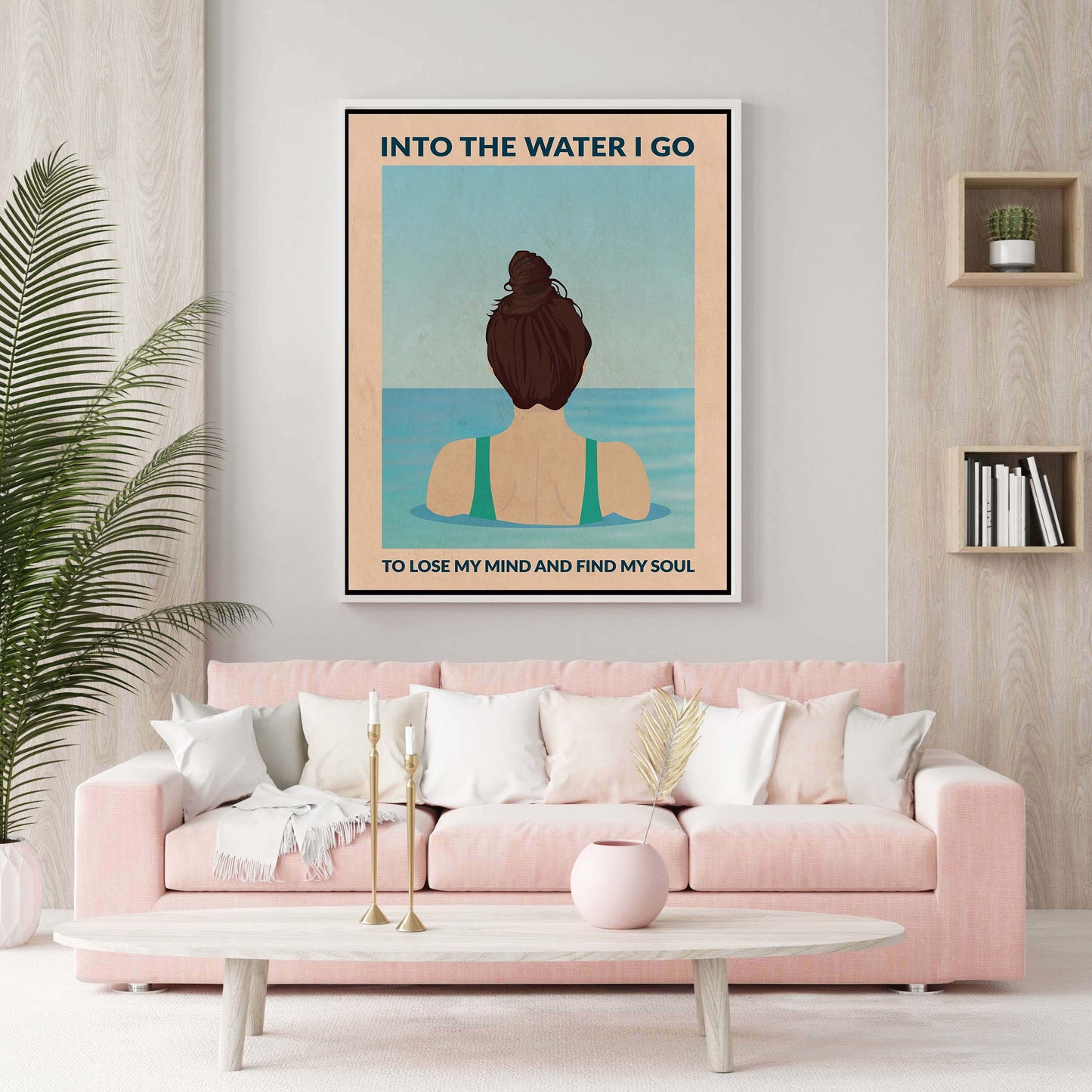 INTO THE WATER I GO | CANVAS