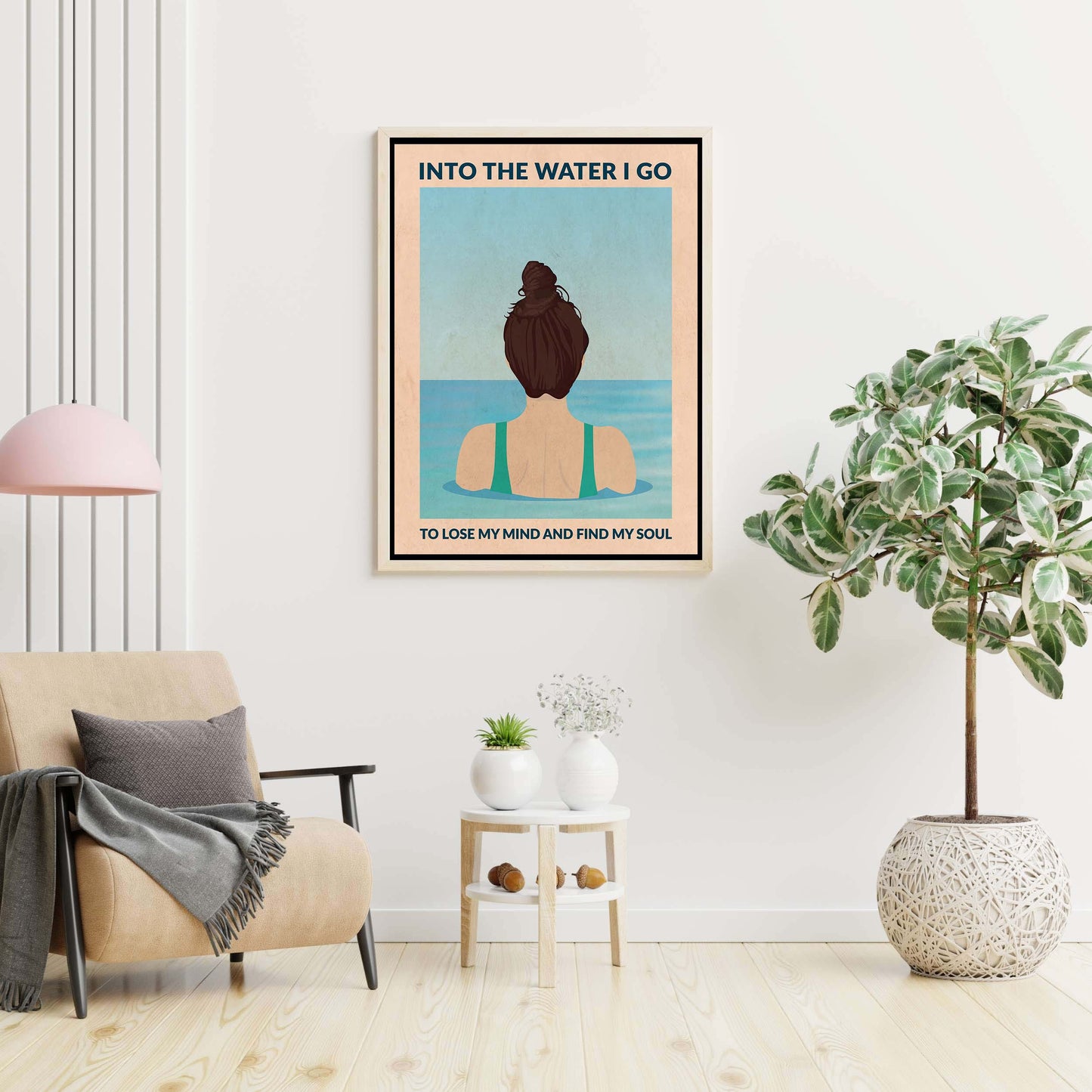 INTO THE WATER I GO | CANVAS