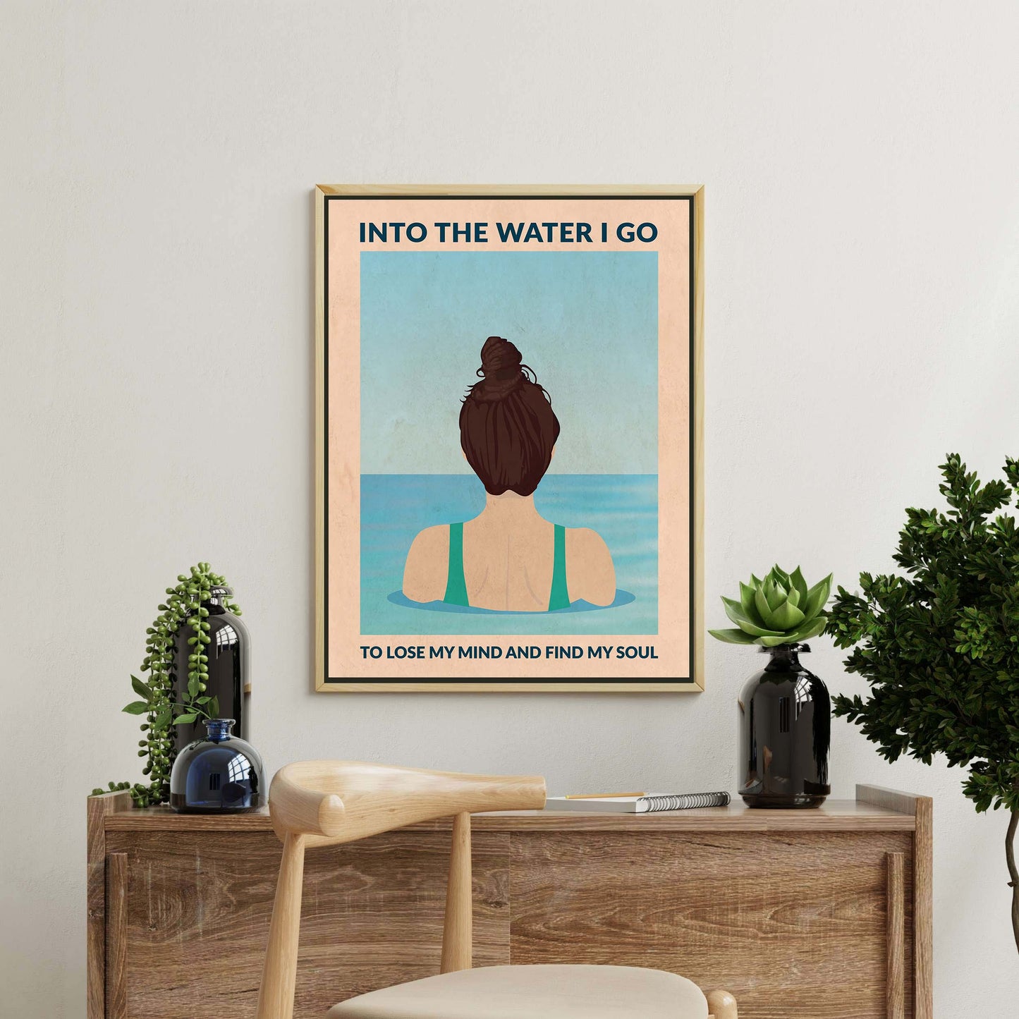 INTO THE WATER I GO | CANVAS