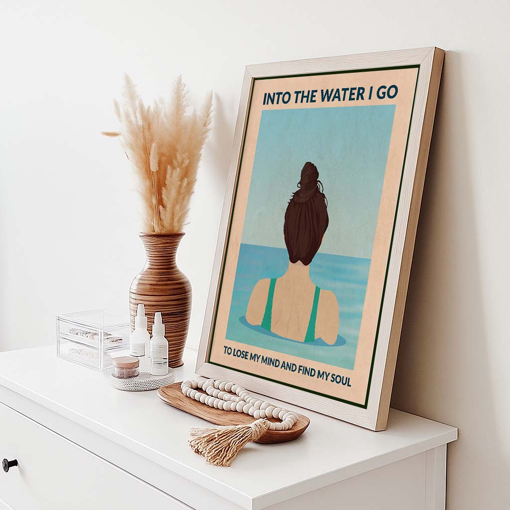 INTO THE WATER I GO | CANVAS