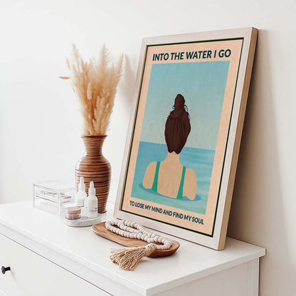 INTO THE WATER I GO | CANVAS