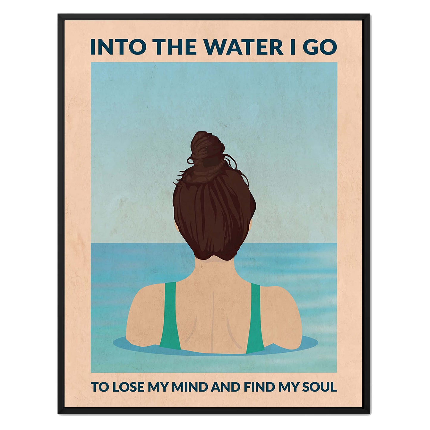 INTO THE WATER I GO | CANVAS