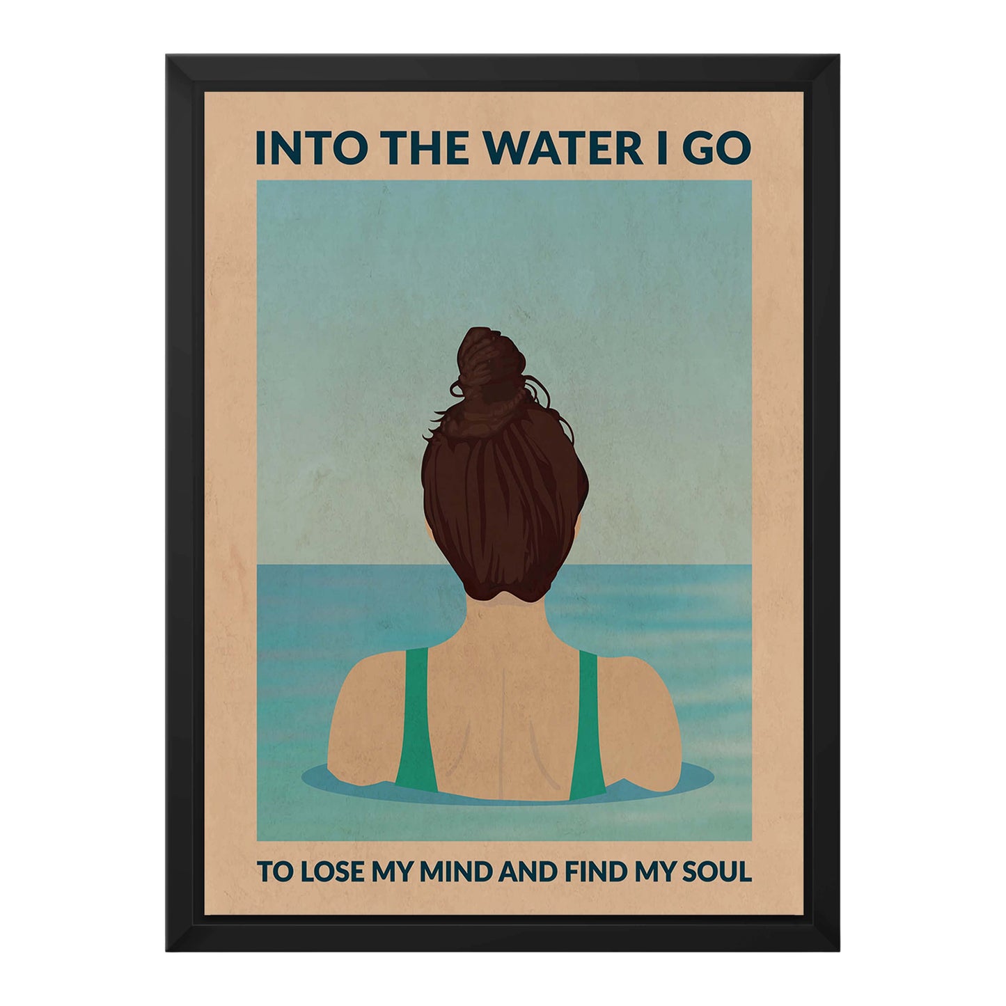INTO THE WATER I GO | CANVAS