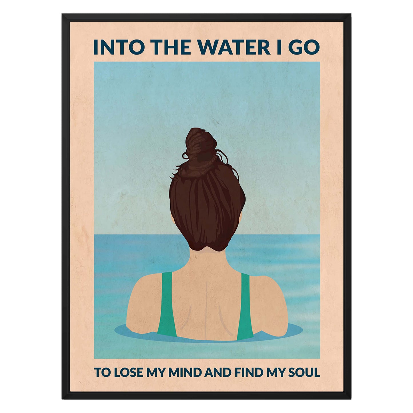 INTO THE WATER I GO | CANVAS