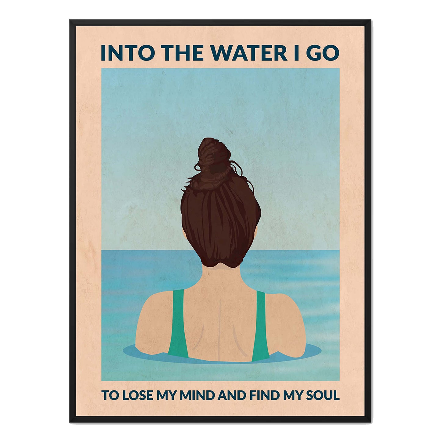INTO THE WATER I GO | CANVAS