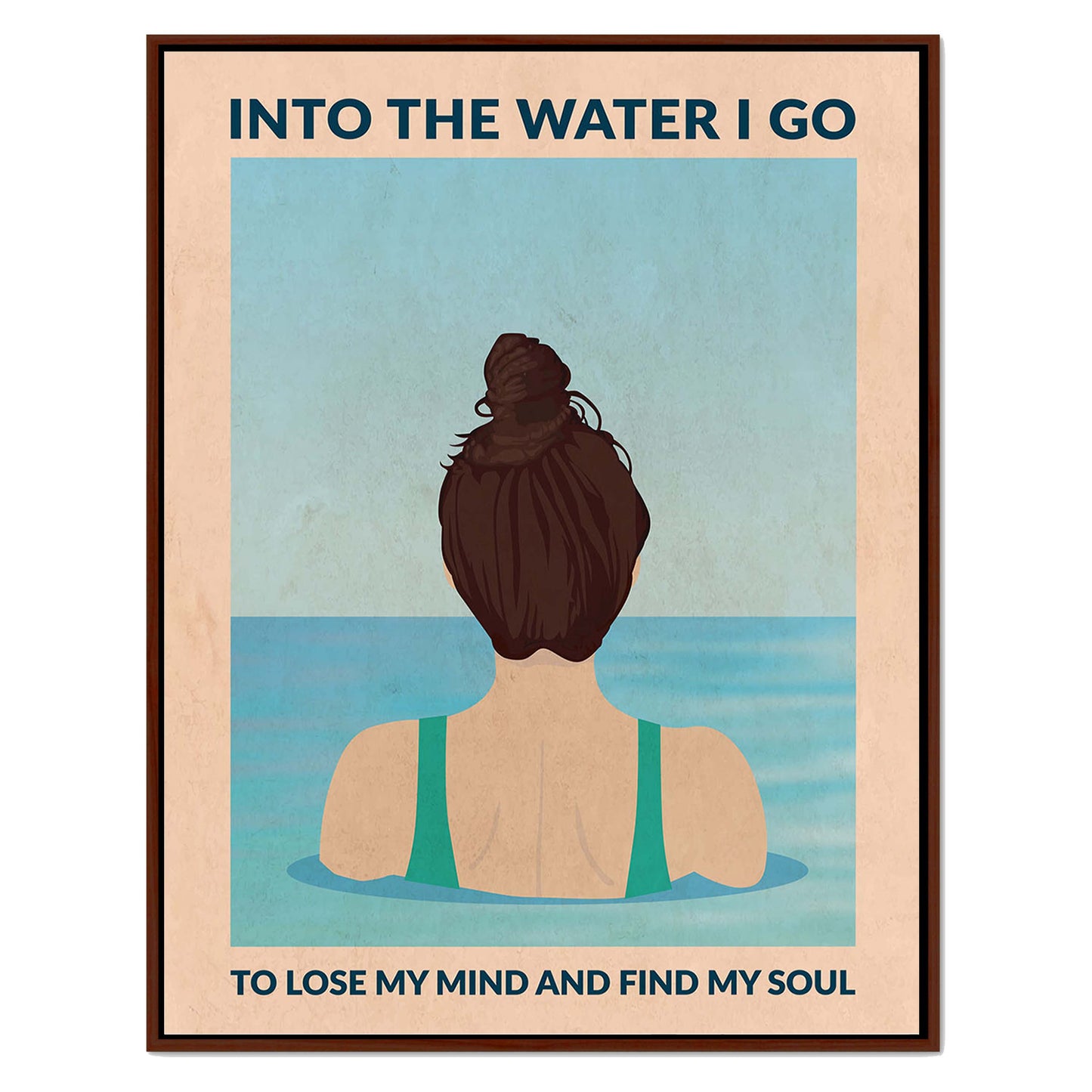 INTO THE WATER I GO | CANVAS