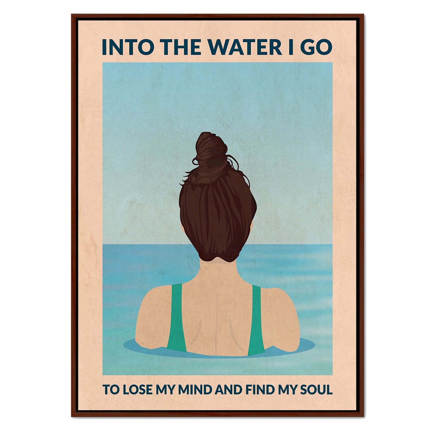 INTO THE WATER I GO | CANVAS