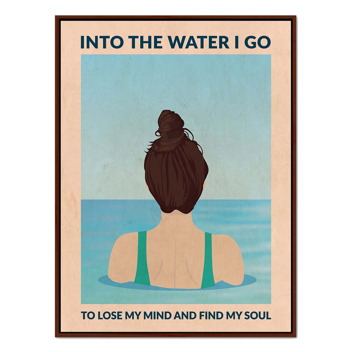 INTO THE WATER I GO | CANVAS