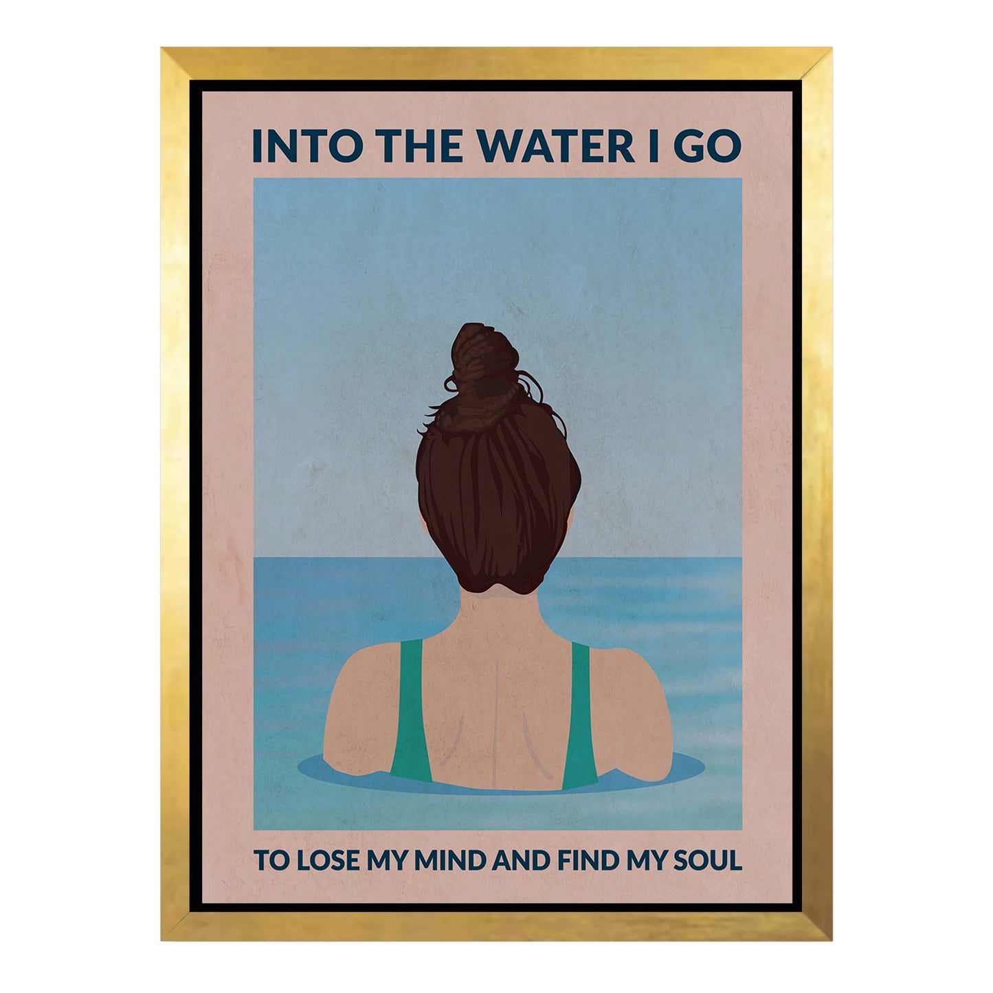 INTO THE WATER I GO | CANVAS