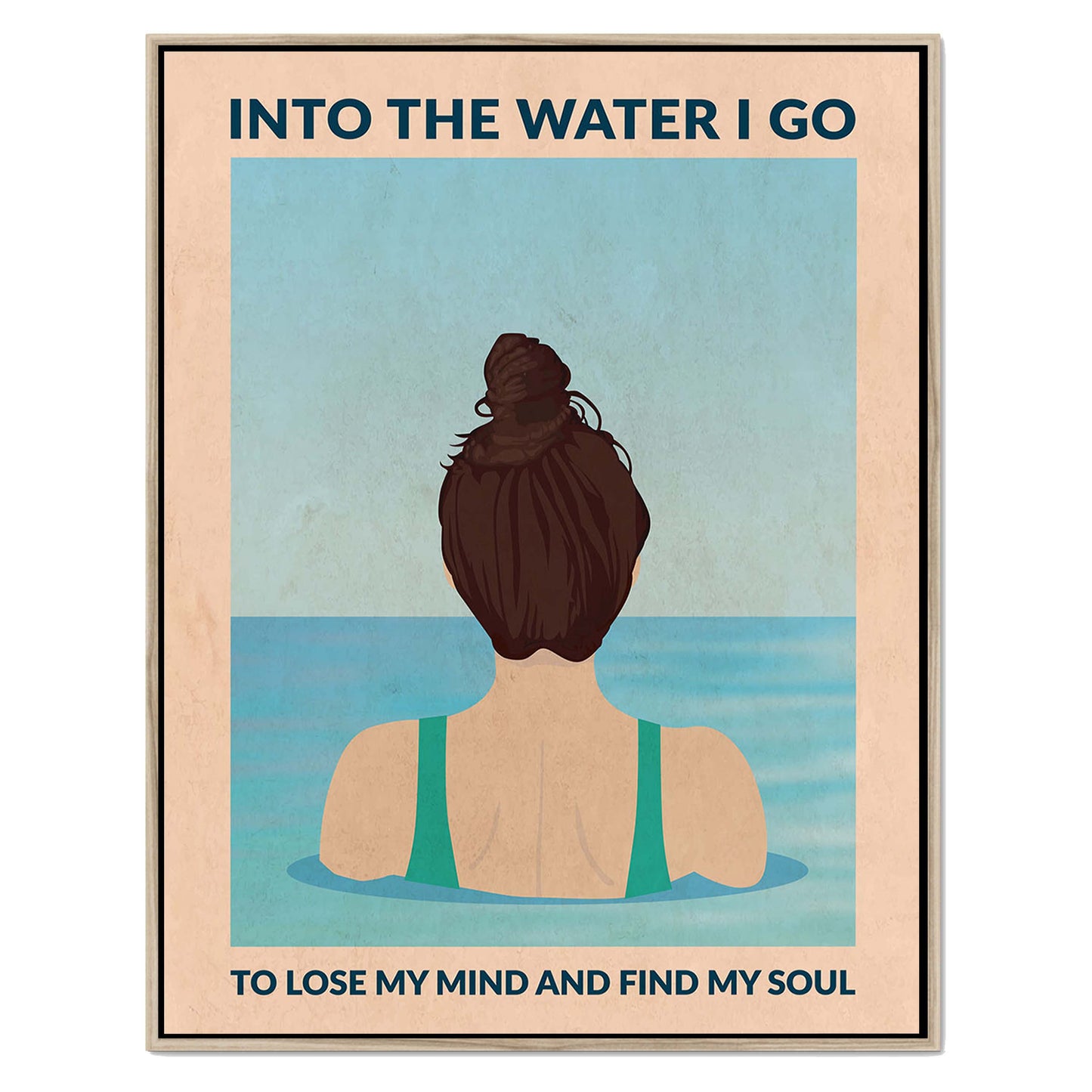 INTO THE WATER I GO | CANVAS