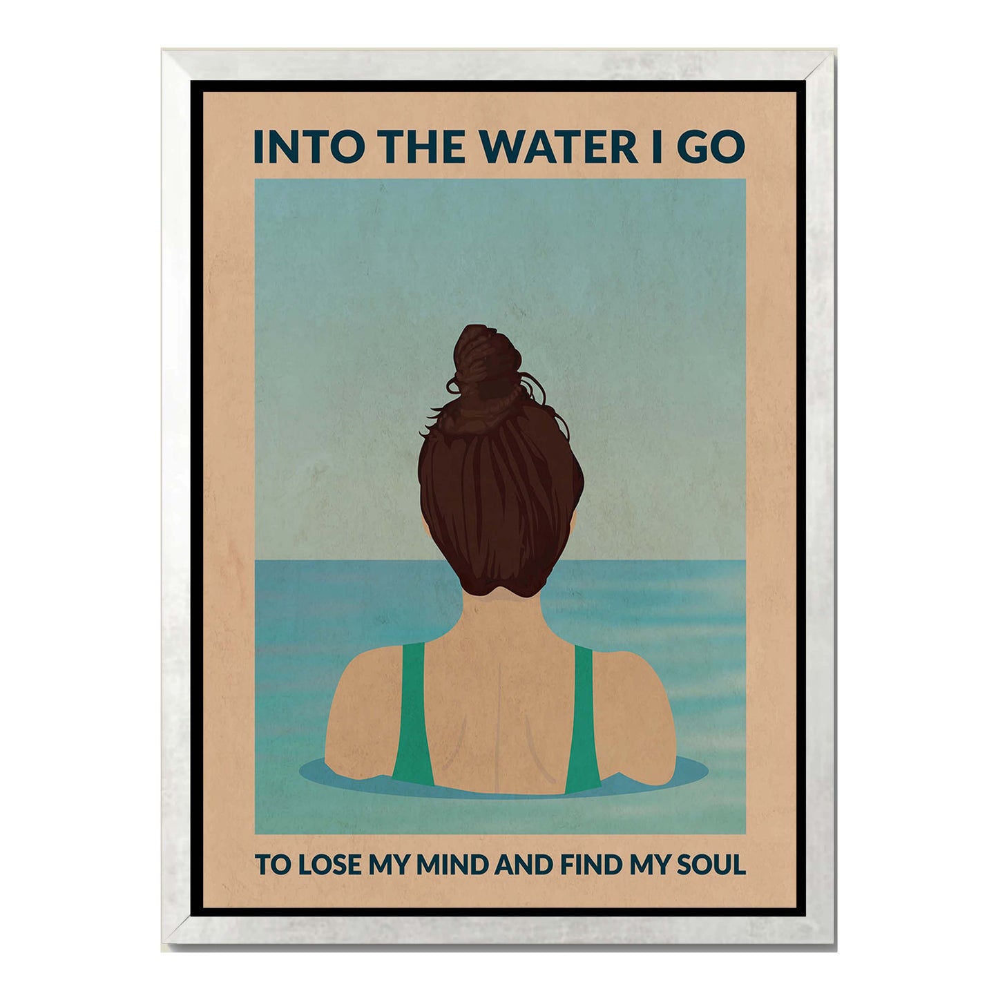 INTO THE WATER I GO | CANVAS