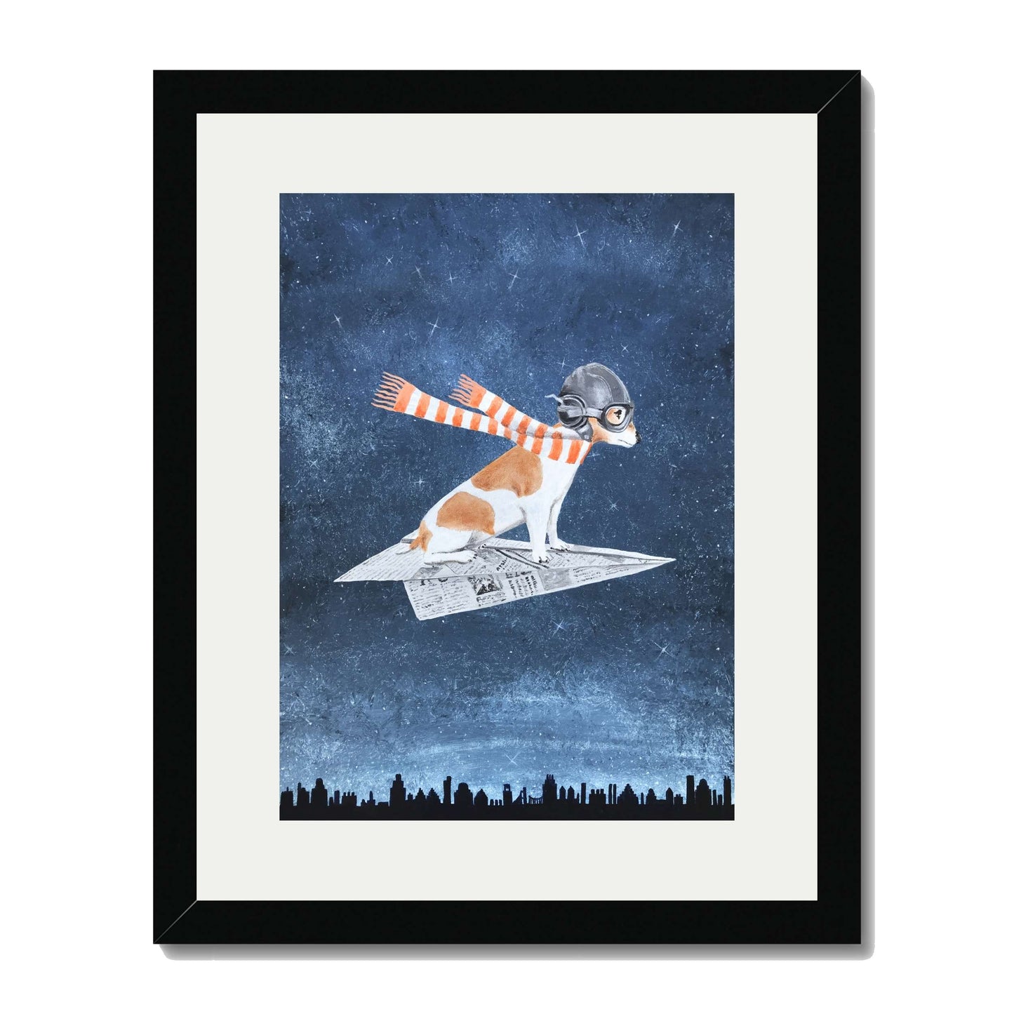 JACK RUSSELL ON PAPER PLANE | PRINT