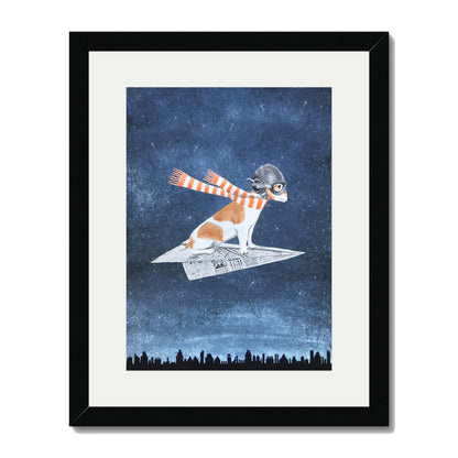 JACK RUSSELL ON PAPER PLANE | PRINT