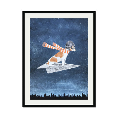 JACK RUSSELL ON PAPER PLANE | PRINT