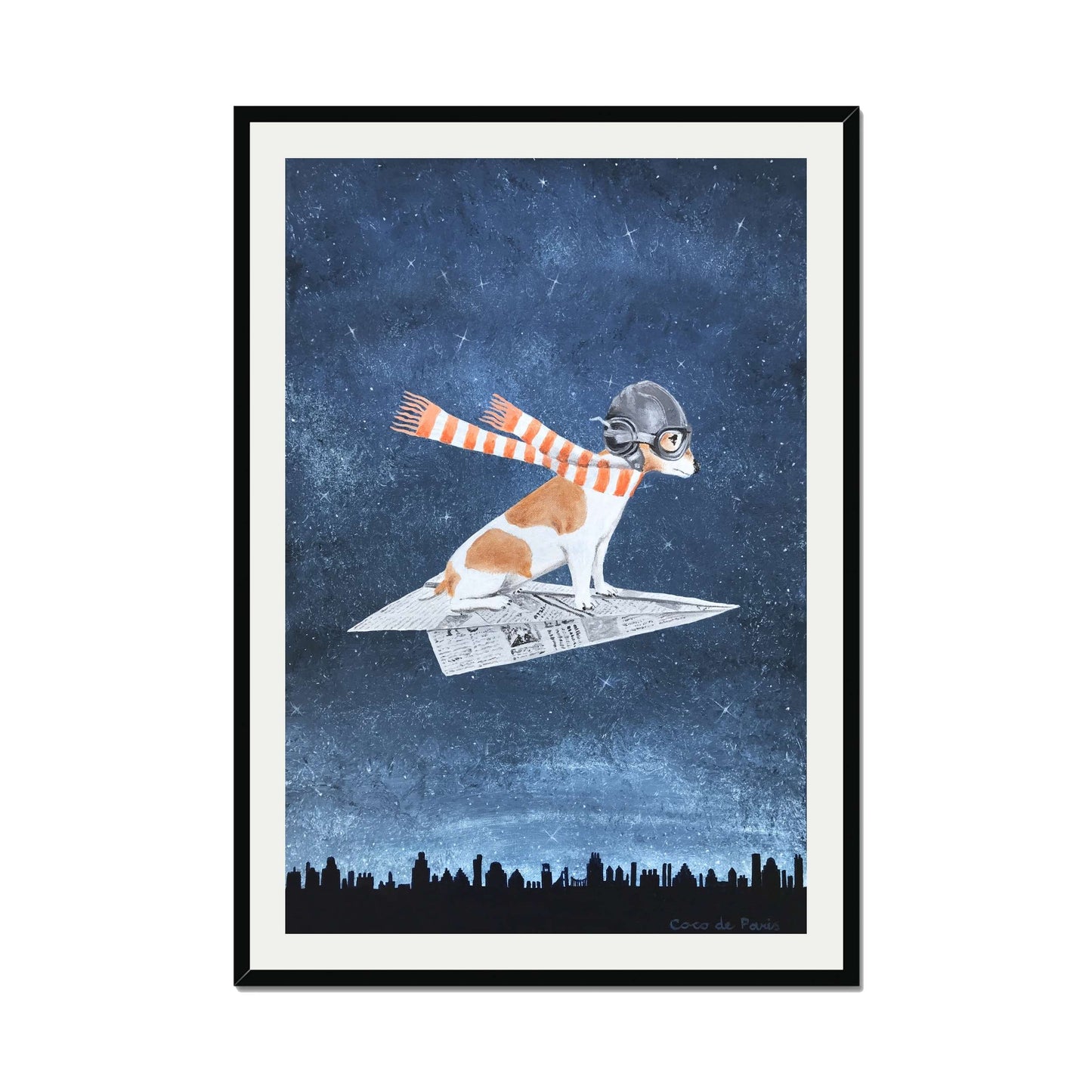 JACK RUSSELL ON PAPER PLANE | PRINT