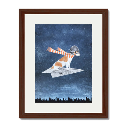 JACK RUSSELL ON PAPER PLANE | PRINT