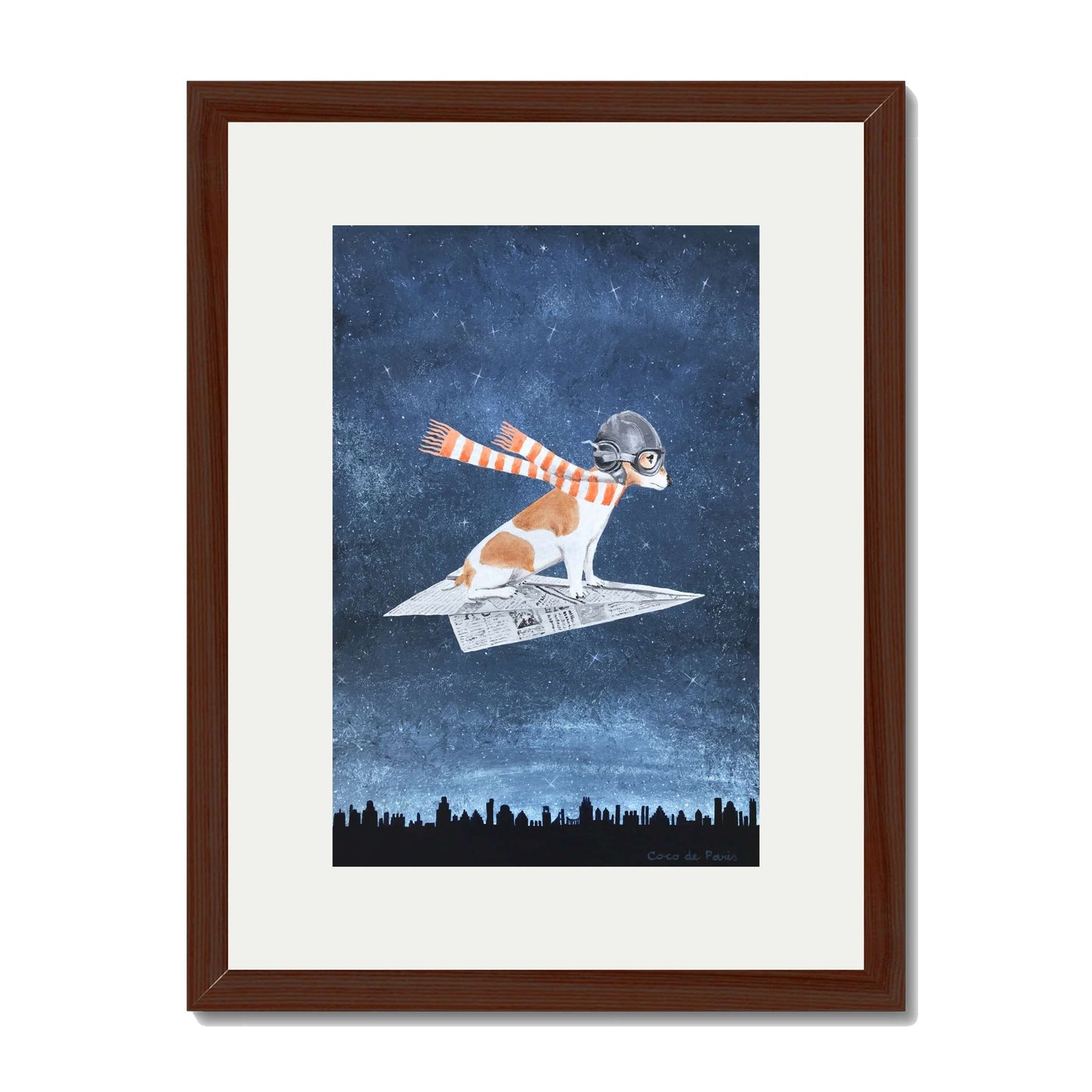 JACK RUSSELL ON PAPER PLANE | PRINT