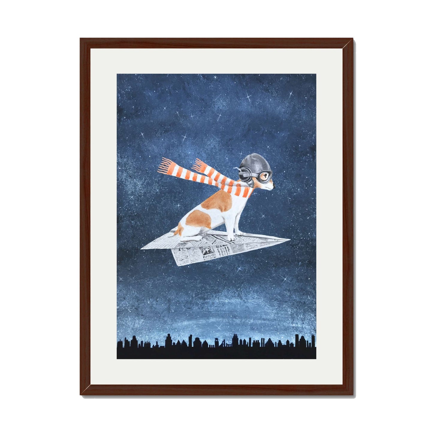 JACK RUSSELL ON PAPER PLANE | PRINT
