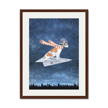 JACK RUSSELL ON PAPER PLANE | PRINT