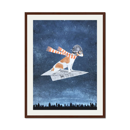 JACK RUSSELL ON PAPER PLANE | PRINT