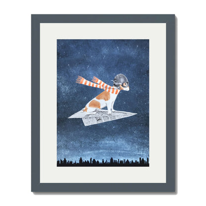 JACK RUSSELL ON PAPER PLANE | PRINT