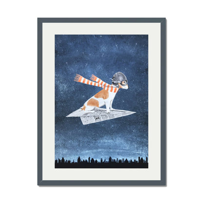 JACK RUSSELL ON PAPER PLANE | PRINT