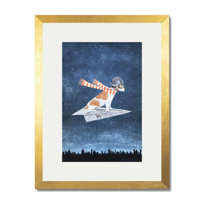JACK RUSSELL ON PAPER PLANE | PRINT