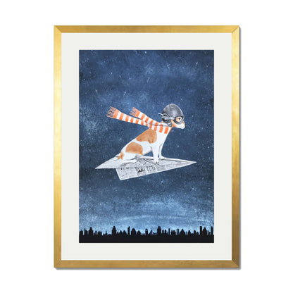 JACK RUSSELL ON PAPER PLANE | PRINT