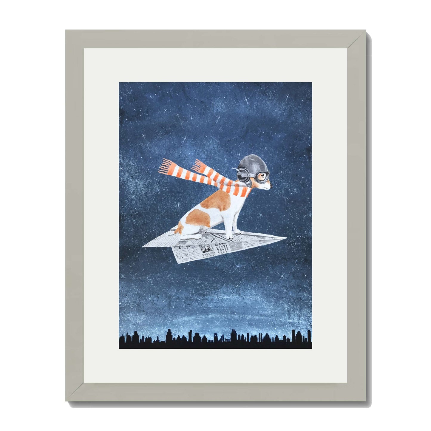 JACK RUSSELL ON PAPER PLANE | PRINT