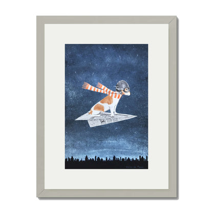 JACK RUSSELL ON PAPER PLANE | PRINT