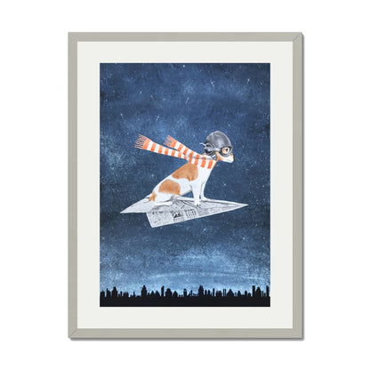 JACK RUSSELL ON PAPER PLANE | PRINT