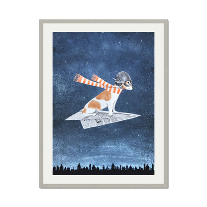 JACK RUSSELL ON PAPER PLANE | PRINT